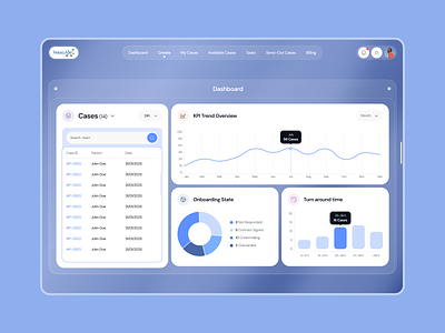 Pathology Services Platform Dashboard ai healthcare ai website design charts clinic website corporate website dashboard dashboard design health website healthcare hospital website lab website pathology pathology lab pathology website professional website saas saas dashboard ui ux user interface wellness website