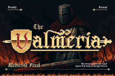 Valmeria 8bit font blackletter font blackletter pixel font custom font display font fantasy font font free font game font gothic font medieval font medieval pixel font pixel art font pixel display font pixel font pixel gothic font retro font retro pixel font rpg font typography