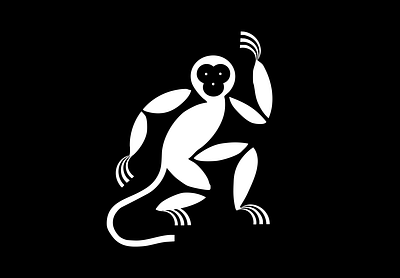 SKETCH - MONKEY branding design graphic design icon identity illustration logo marks monkey symbol ui