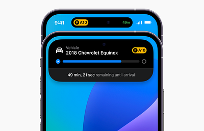 Parking Lot Dynamic Island dynamic island graphic design ios mobile app parking lot parking lot app product design ui ux