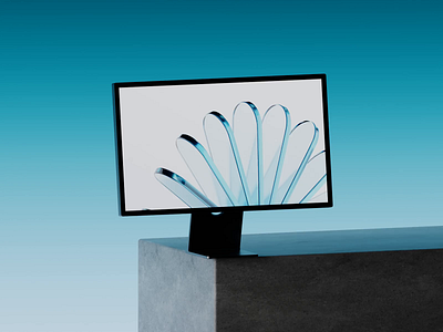 Glass Animation 3d 3d blender abstract animation blender animation branding clean loop animation mockup motion design motion graphics professional