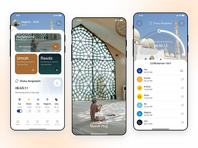 Islamic App Design app design booking design hajj agency hajj and umrah agency hajj umrah islam islamic app islamic uiux design masjid muslim app quran app ramadan kareem religious app saas travel packages ui uiux design umrah campaign web design
