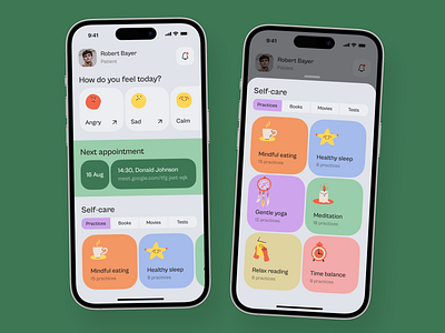 Healthcare Telemedicine App app design application ui booking app healthcare mobile mobile app mobile app design mobile ui modern app ui popular telemedicine ui design ui ux