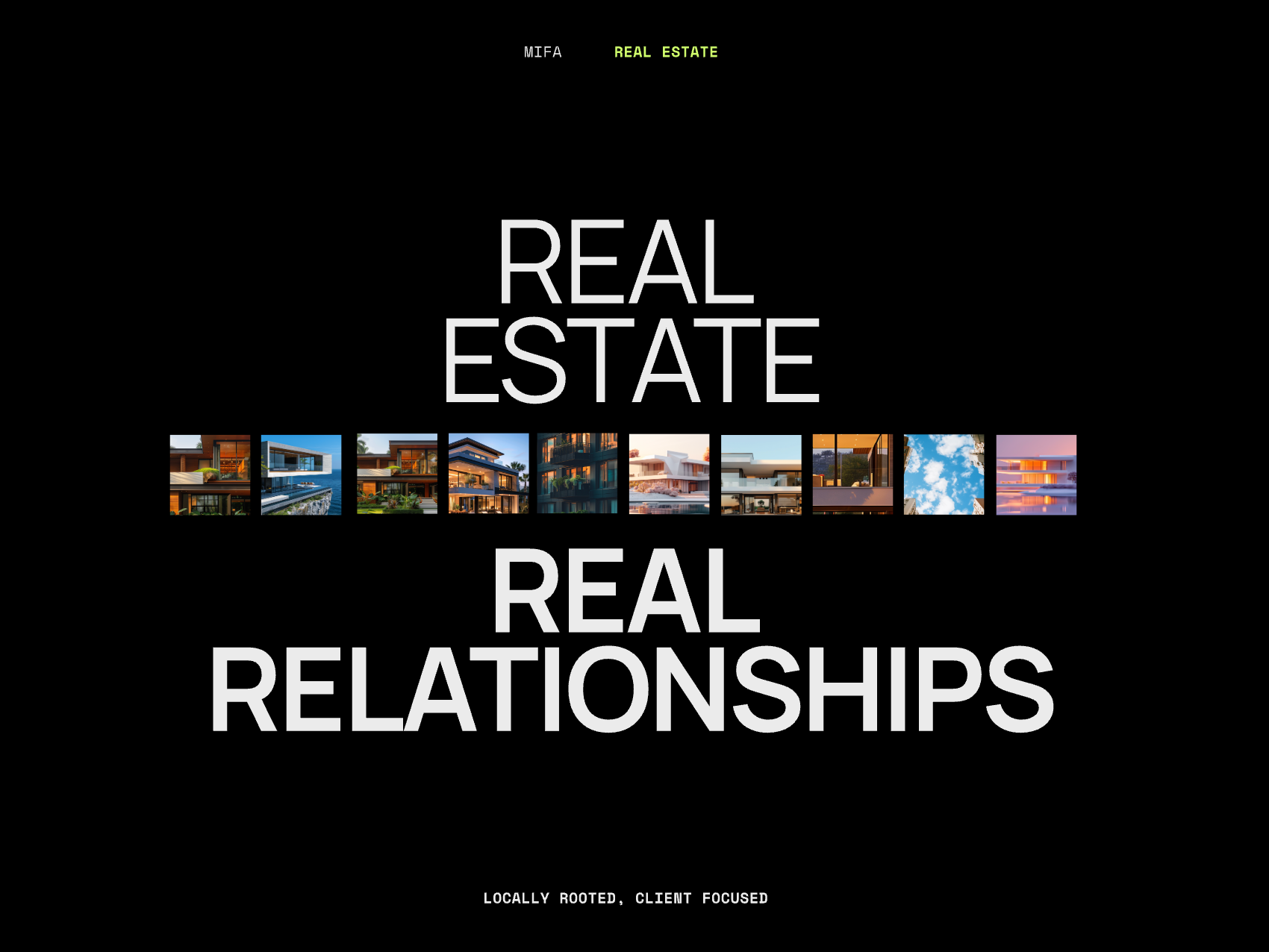 Real estate video banner animation branding motion graphics ui