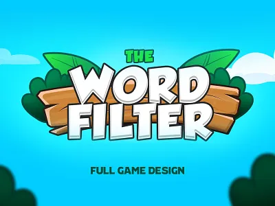 Word Filter 2d Casual Game Design game game art game design game dev game logo game ui game uiux logo ui ux