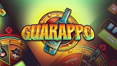 Guarappo Colorfull 2d Game Design game art game design game development game logo game ui ui uiux