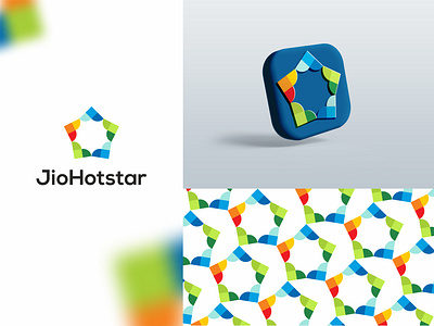 JioHotstar logo redesign ambani branding cinema colorful fimbird hotstar jio logo logodesigner netflix tv watch