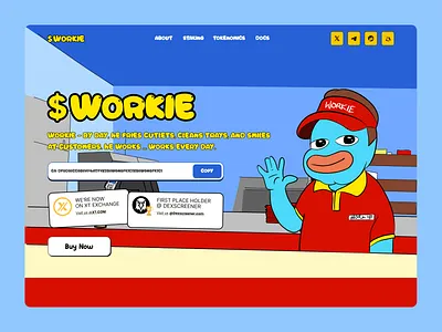 Meme coin website funny website landing page meme meme coin landingpage meme token memecoin ui ux website