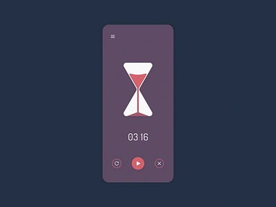 Daily UI - 014 - Countdown Timer 014 app countdown timer dailyui mobile paper timer ui