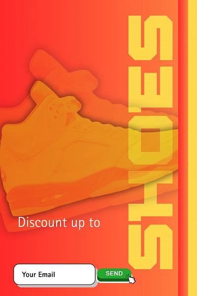 50% OFF SHOE SALE PROMO branding graphic design motion graphics
