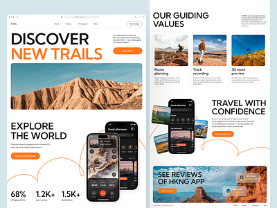 Adventure Travel Booking Website agency website booking website creative landing pages modern website travel ui design ui ux design web web design web design inspiration web ui