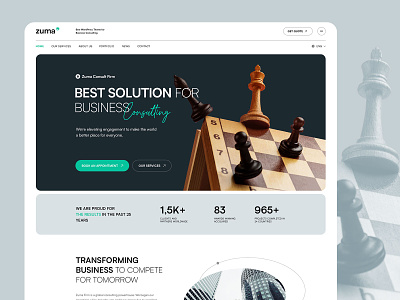 Zuma Co. | Business Consulting Index agency business company consulting envato figma psd startup themeforest website wordpress