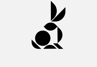 LOGO - RABBIT animal branding design graphic design icon identity illustration logo marks rabbit symbol ui