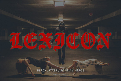 Lexicon - Blackletter Fonts calligraphy design display fonts headlines letter letterhead lexicon blackletter fonts medieval punctuation tato fonts typeset typography uppercase urban