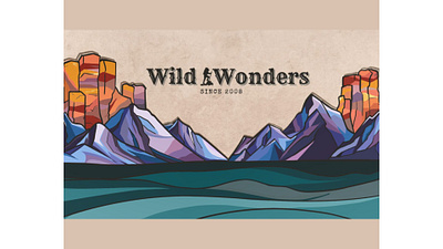 Wild Wonders YouTube Intro 2d animation animation branding logo logo animation motion graphics video intro youtube branding