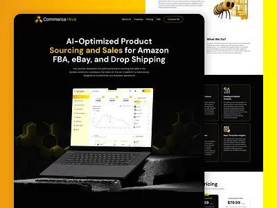 Landing Page UI figma landing page ui website