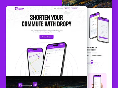 Mobile App Landing Page figma landing page ui