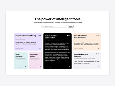 Light Features - UI KIT ai ai features ai website auto layout bento bento box desktop features features section landing page light mode responsive saas saas landing page section solution section ui ui kit ux