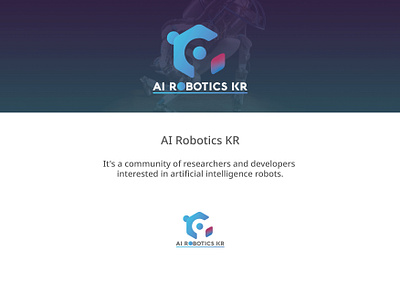 AI ROBOTICS KR LOGO-02 adobe illustrator branding design graphic design illustration illustrator logo
