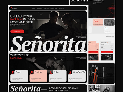 Feel the Rhythm — Dance Studio Website Concept creativeweb dance dancestudio design designconcept digitaldesign figmadesign landingpage ui uidesign ux uxdesign votakdigital webdesign
