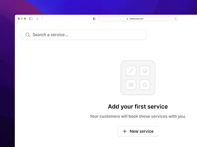 Empty state - Timeslot UI app empty state product design scheduling ui ux