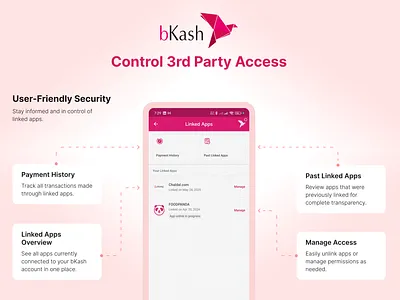 bKash App 3rd Party Access - Merchant List Analysis analysis bkash feature mfs app uiux ux analysis