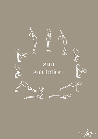 Posters for Yamayoga graphic design illustration mindfulness poster yoga