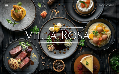 Restaurant hero section design hero section restaurant website ui