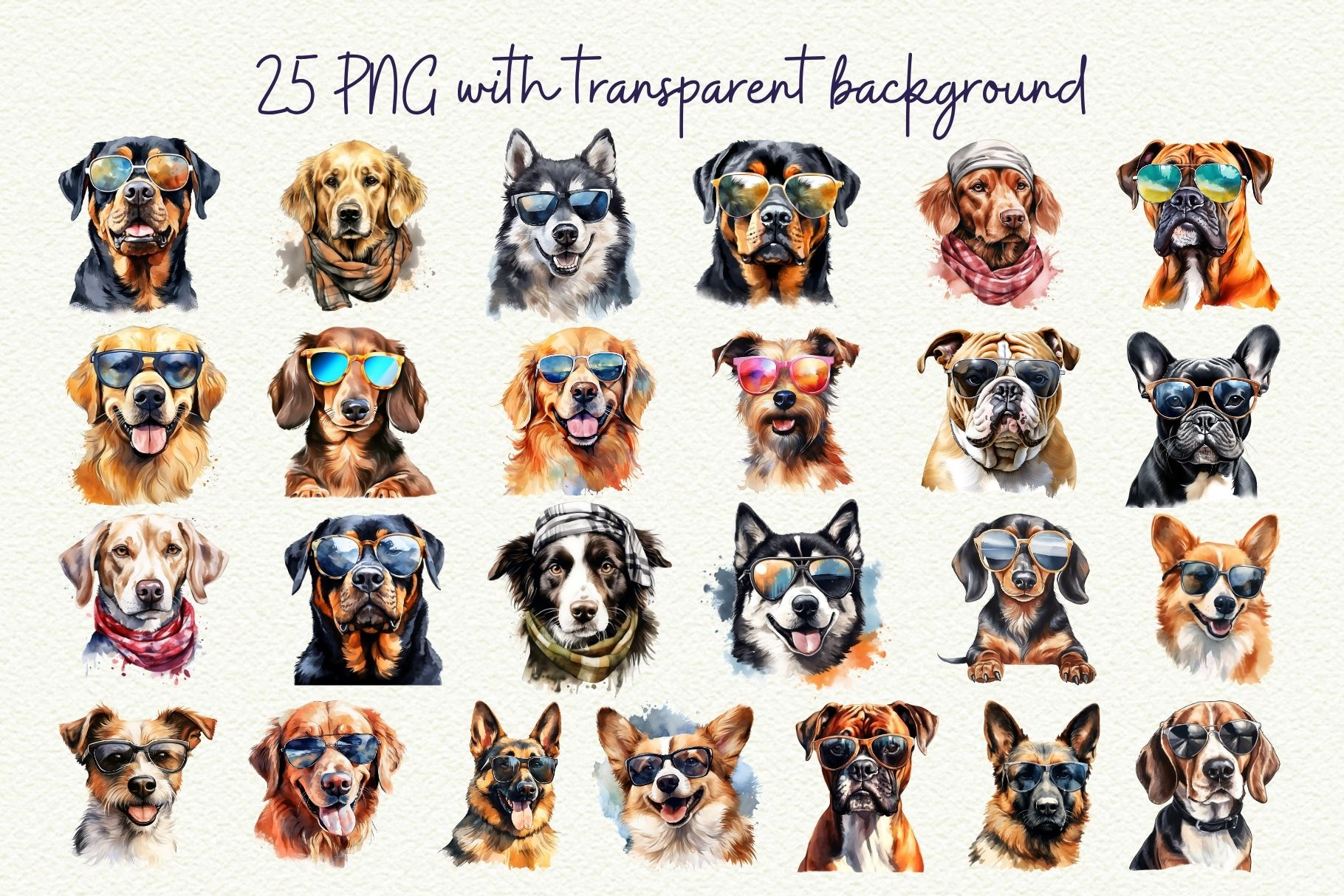 Example of Cute Animal Illustration / Clipart Pack