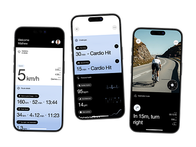 Minimal Cycle Ride Tracking Mobile App UI UX Design app design bicycle bicycle app cycling e bike e cycle e cycle app design electric bike electric vehicle ev mobile app design minimal app design mobile mobile app mobile app design pedrix product design ride tracking app ride tracking app design smart bike tracking app