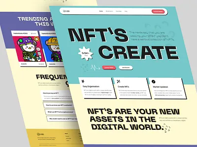 NFT Marketplace Landing Page Design crypto crypto nft design etherium homepage landing page landing page design landingpage nft nft marketplace nftart nfts ui ui design web web design webpage website website design