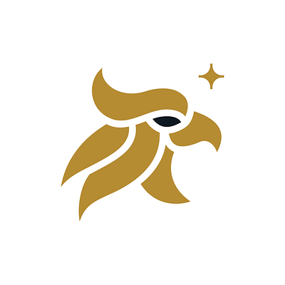 Gold Eagle Star Strong Logo for sale ambitious american buy capital eagle financial for sale gold hope investments logo patriotic premade purchase ready made star strength strong usa ventures