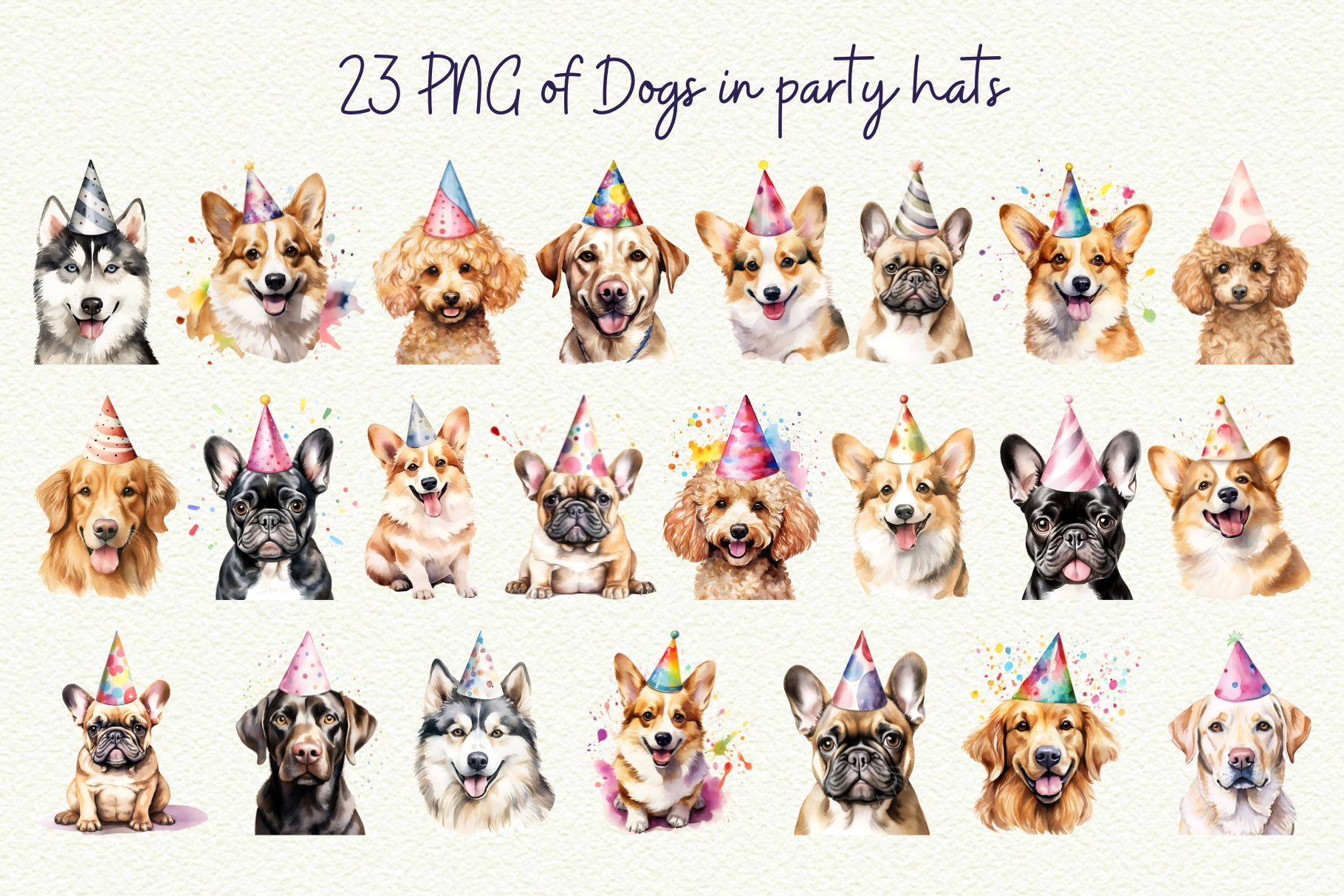 Example of Cute Animal Illustration / Clipart Pack