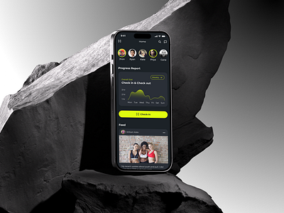 Gym, Yoga, Fitness & Wellness App app application fitness graphic design gym mobile app motion graphics sports supplement trendy ui uiux ux wellness workout yoga