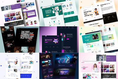Landing Page Design digital figma graphic design hero hero section home page kaesui landing page modern responsive saas tech ui web page website