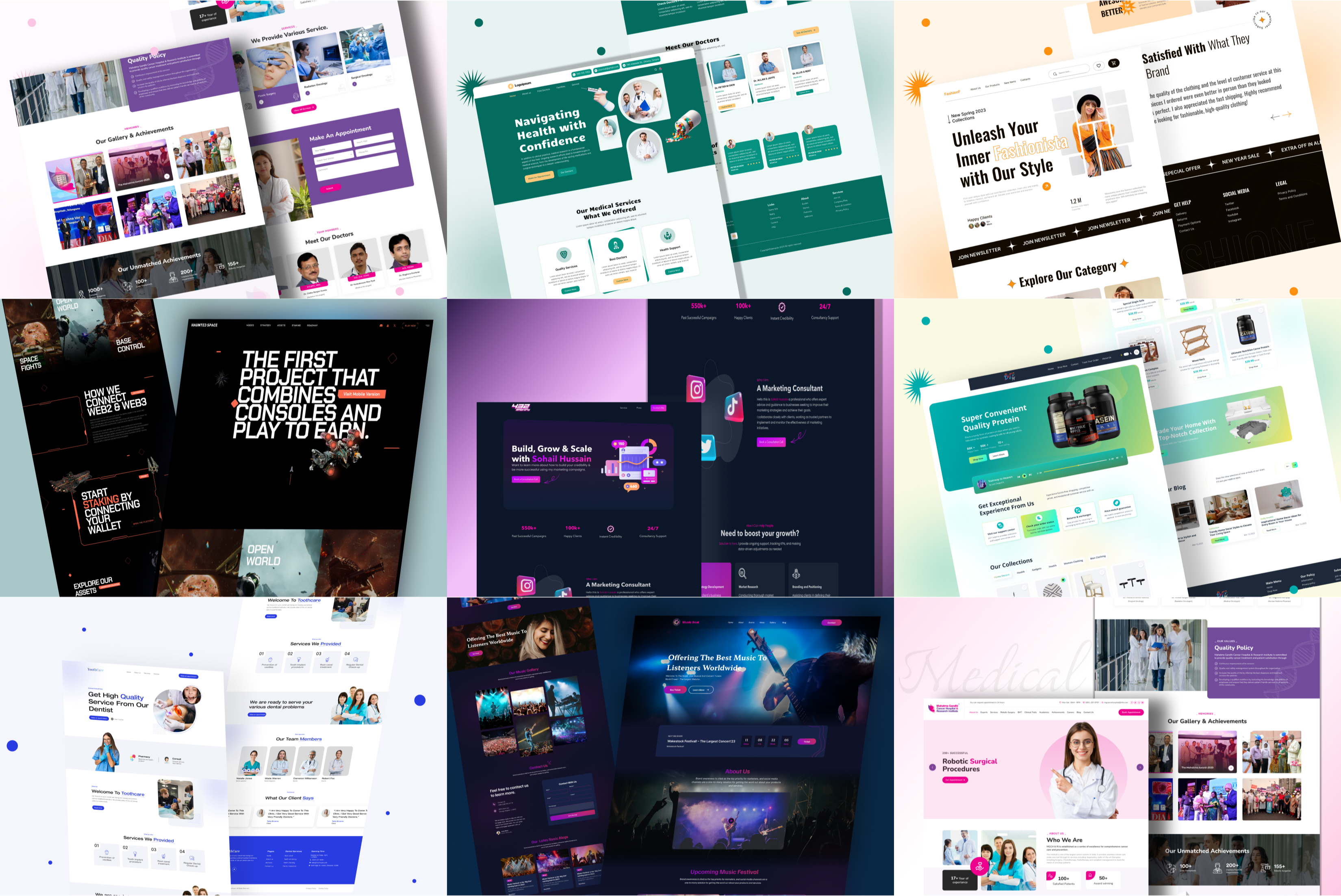 Example of Landing Page Design (Figma | UX Focused)