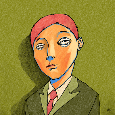 Reginald drawing english graphic design illustration procreate sketching