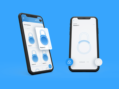 Padlock App app design lock padlock smarthome ui ux