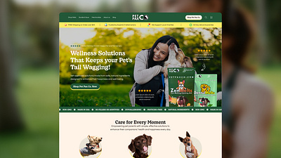 Pet Pax Co LP Design with Studio Hiraya landing page