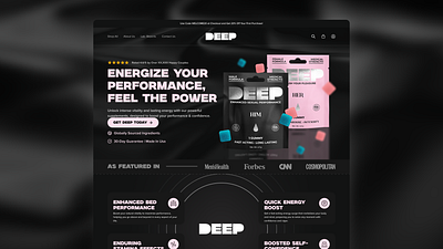 Get Deep Today LP Design with Studio Hiraya landing page
