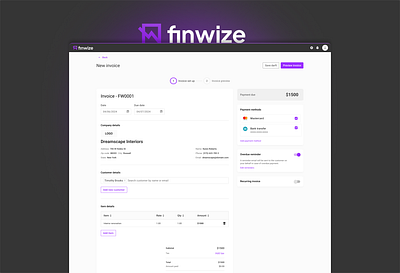 Invoice & cash flow management - finwize (case study) cash flow invoice