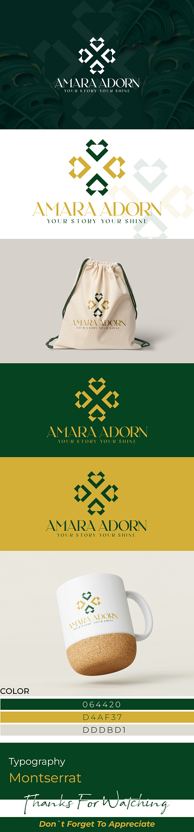 Amara Adorn – Luxury Jewelry Branding & Logo Design designeershakil luxurybrand