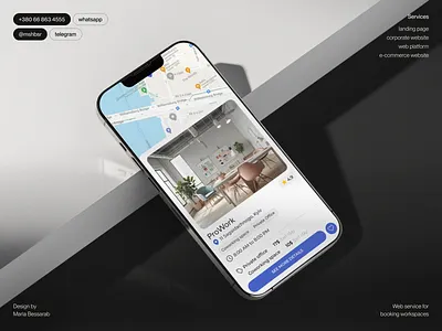 WORKSPOT | coworking web service | listing page ui ux uxui web service webdesign webplatfotm website