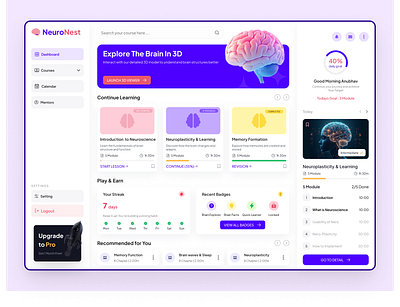 E-Learning Dashboard adtech dashboard elearning