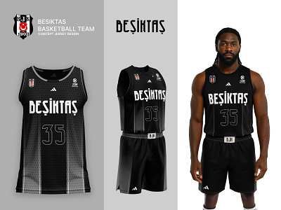 Besiktas basketball jersey concept design adidas basketball basketball type besiktas cool graphic euroleague graphic jersey jersey design jordan nba nike trend type design type design typography design uniform uniform design