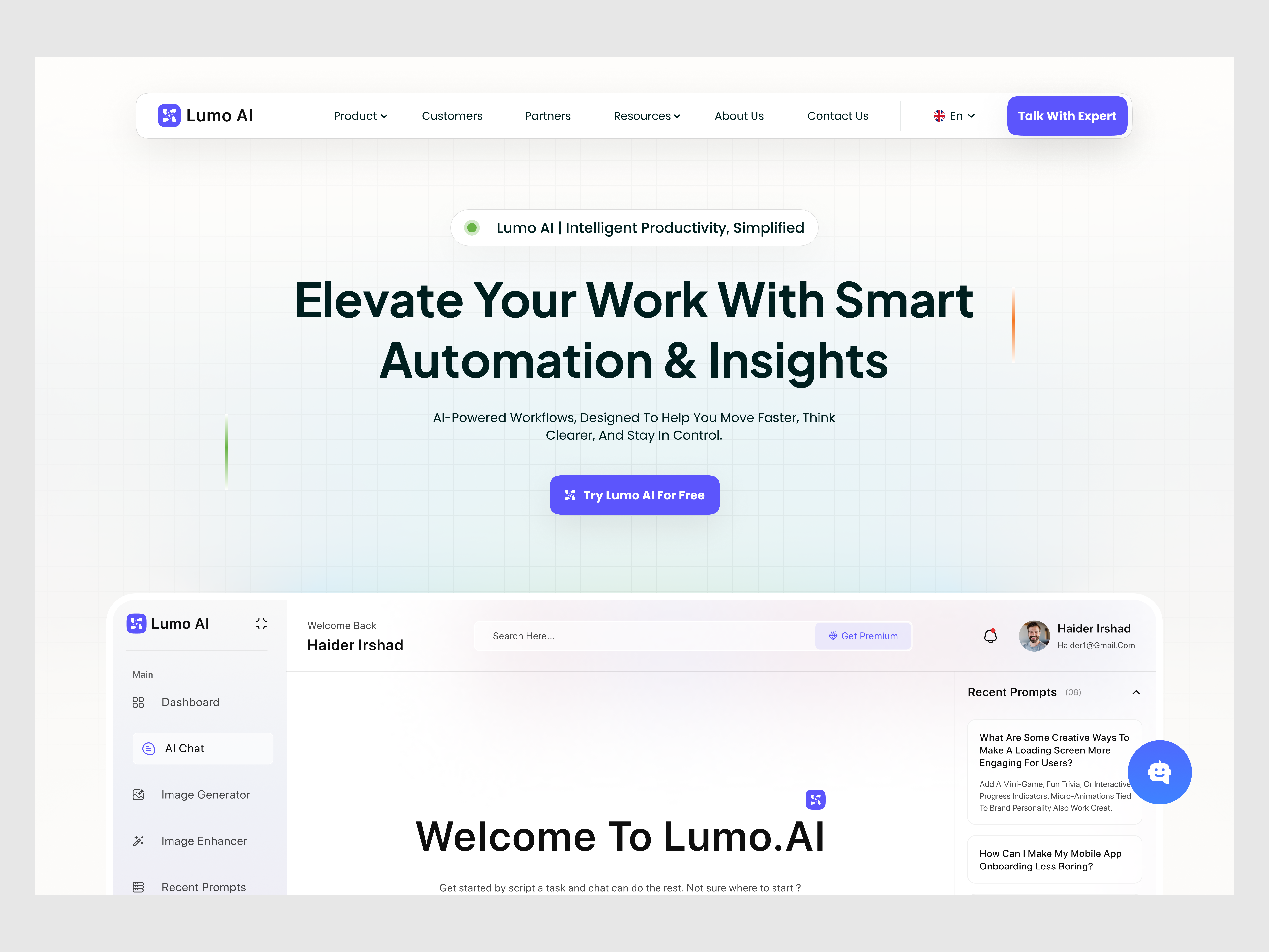 Example of Website Design