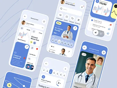 Healthcare app design app app design clinic design doctor health healthcare healthcare app medical medicine mobile mobile app ui ux