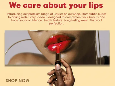 Lipstic poster design design graphic design poster design social media design