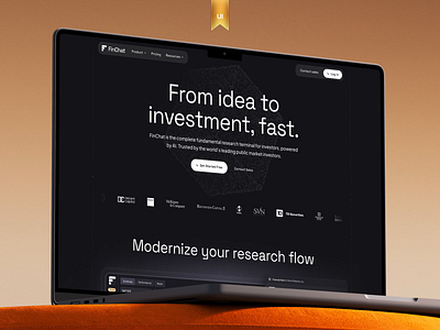 FinChat - Featured UI&UX award clean design finance finchat fintech saas ui design vivid motion