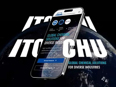 ITOCHU Chemicals America b2b website company website corporate website industrial design professional services redesign web design